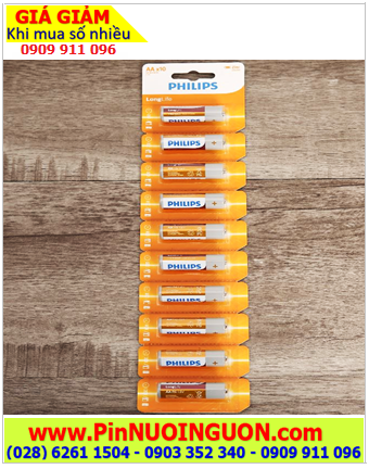 Philips R6L10S/97, Pin AA 1.5v Philips R6L10S/97 (Vỉ 10viên) |HẾT HÀNG